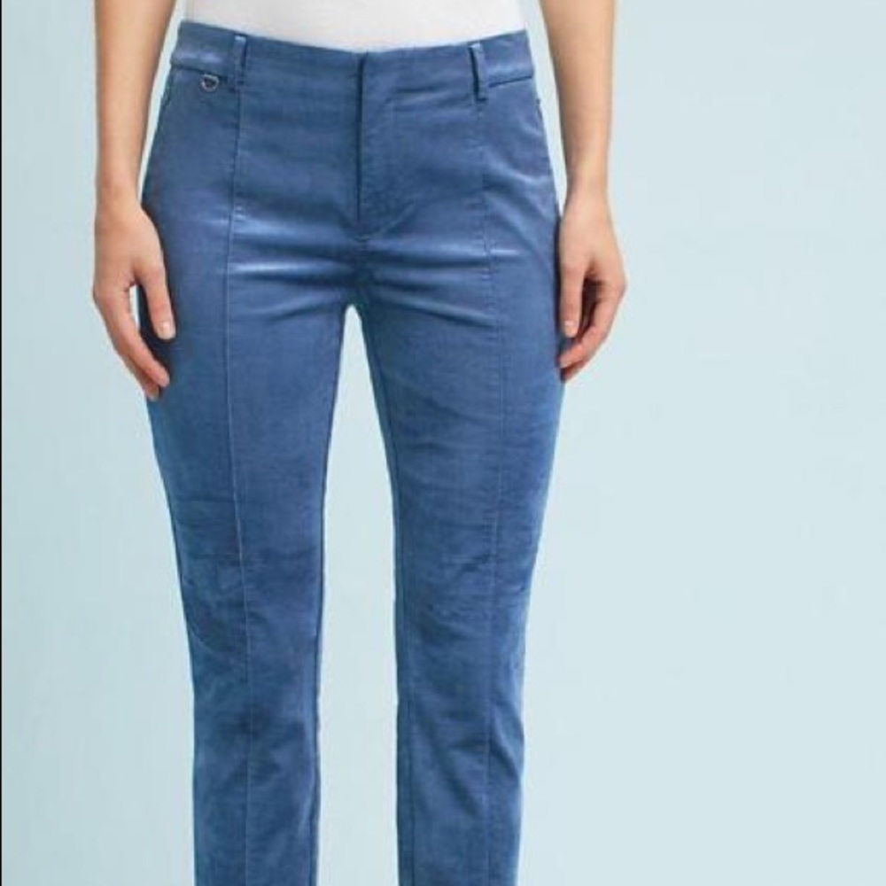 Anthropologie Velour Pants
